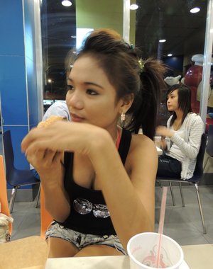 1 dark haired female tortures another during lezdom play in concrete cellar